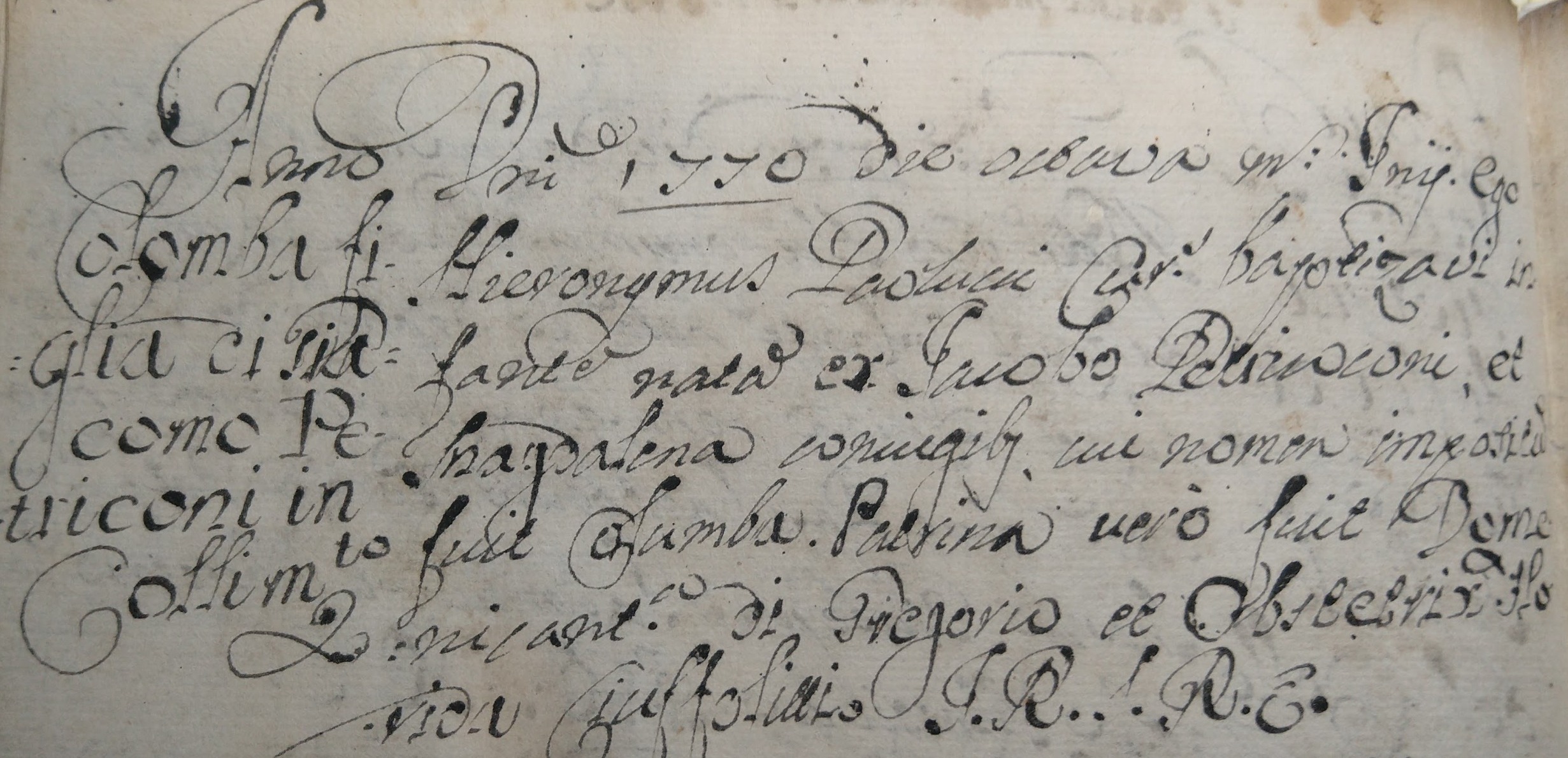 Immagine di documenti antichi